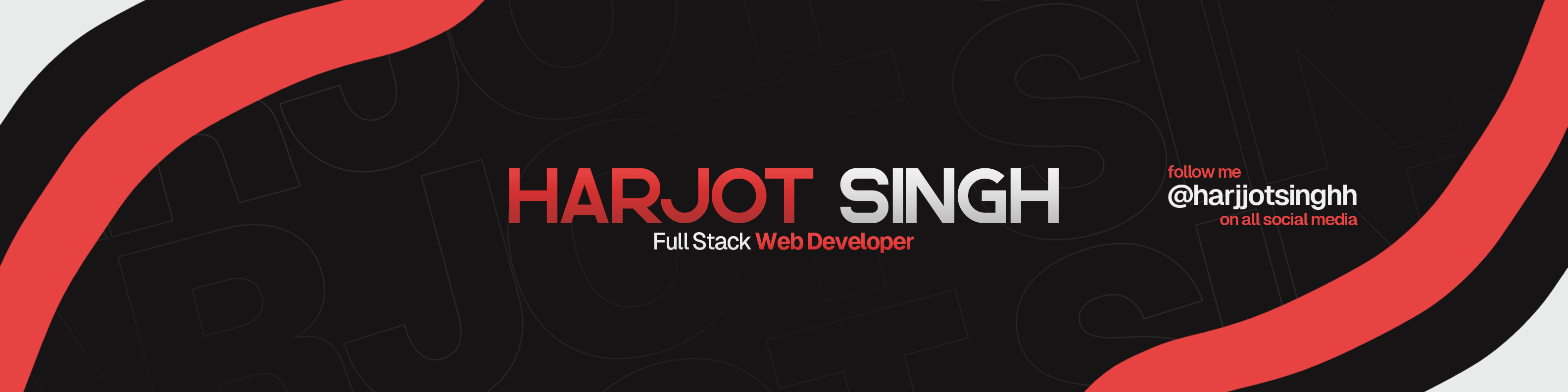 Harjot Singh GitHub Profile Banner