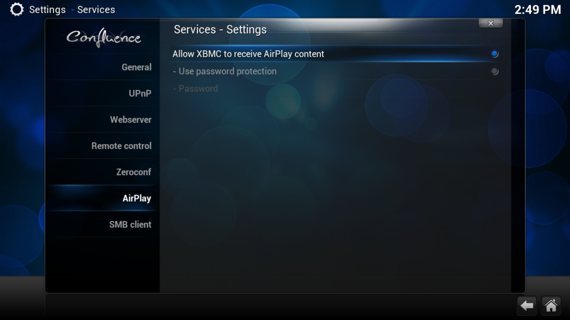 xbmc-airplay