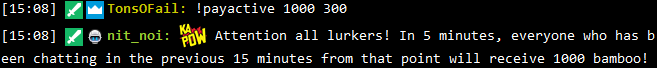 !PayActive Command Example 01