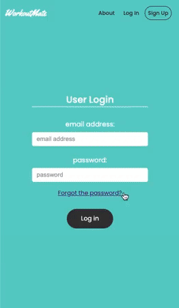 opening and submitting forgot password form