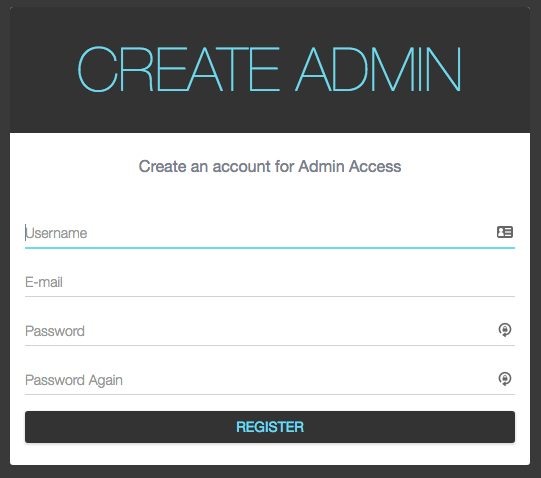 Create Admin