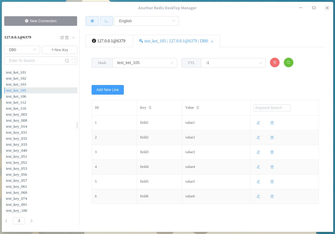 redis key hash