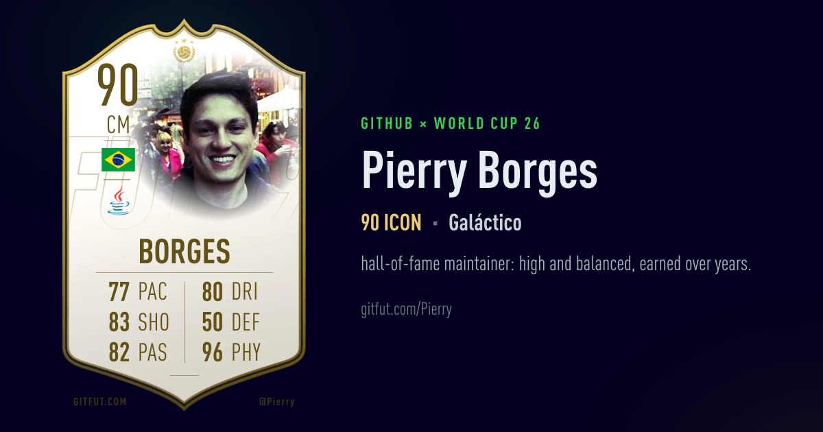 GitFut card do Pierry