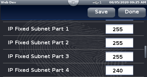 Setting fixed subnet block