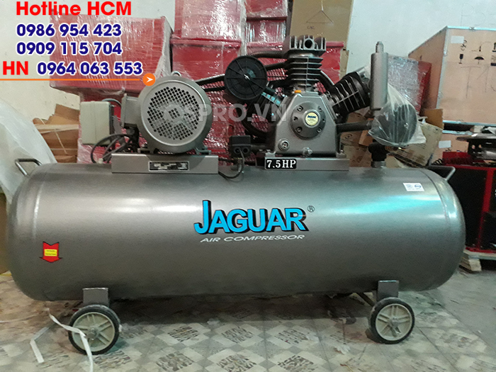 Máy nén khí Jaguar, Máy bơm hơi nhập khẩu giá rẻ 7.5hp dung tích 300L