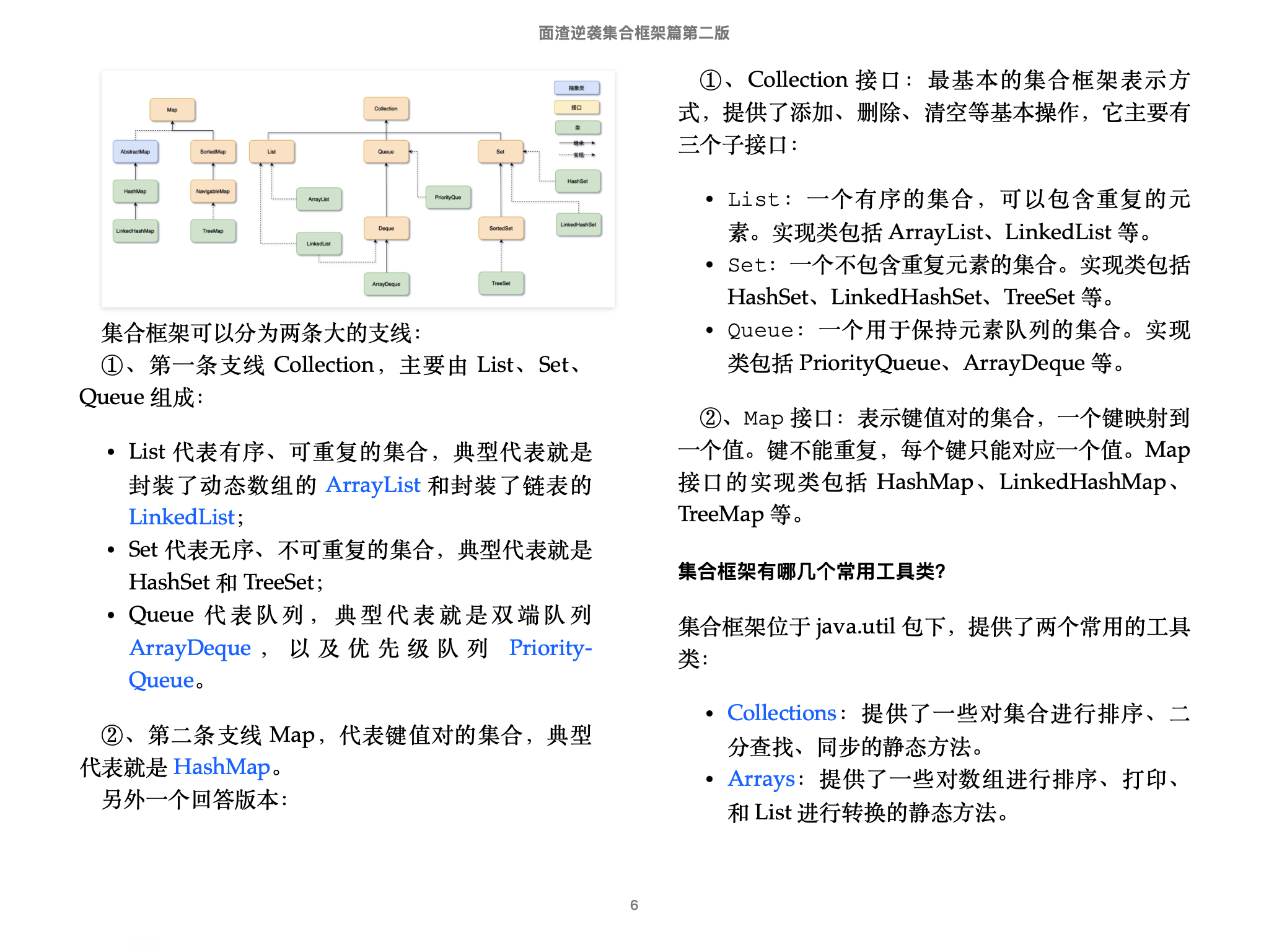 面渣逆袭集合框架篇：epub 版本