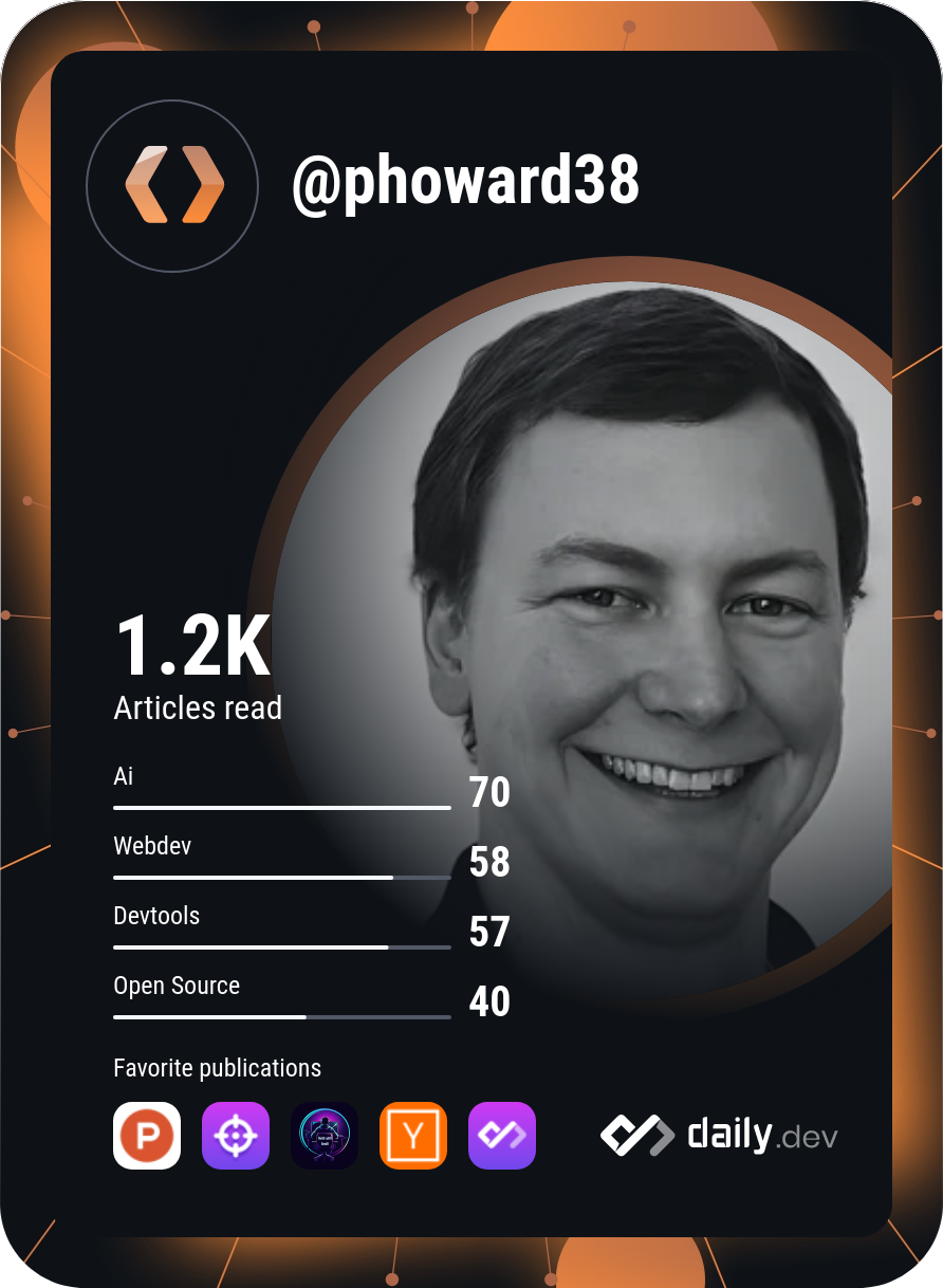 Patrick Howard's Dev Card