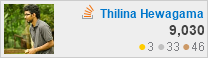 profile for Thilina Chamin Hewagama at Stack Overflow, Q&A for professional and enthusiast programmers