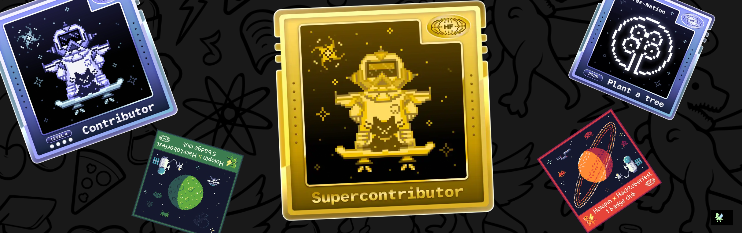 An image of @thamidunadun's Holopin badges, which is a link to view their full Holopin profile