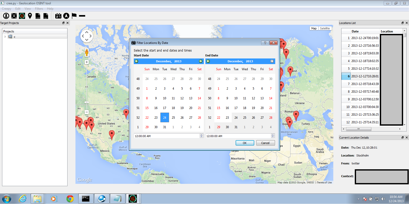 Filtering Results by Date