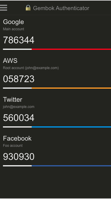 Gembok Authenticator