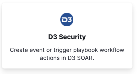 D3Security connector card