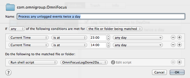 Timed rules to flush the logging buffer