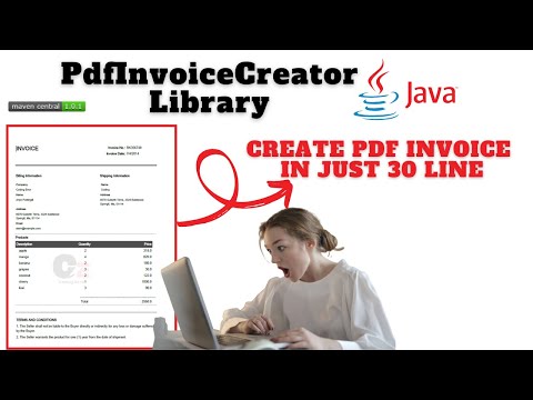 Pdf invoice Creator Libraray