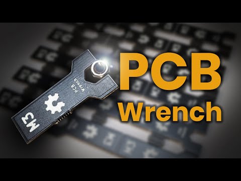 PCB Wrench - Open Hardware Cheap and Easy M3 Wrenches for Electronics Kits