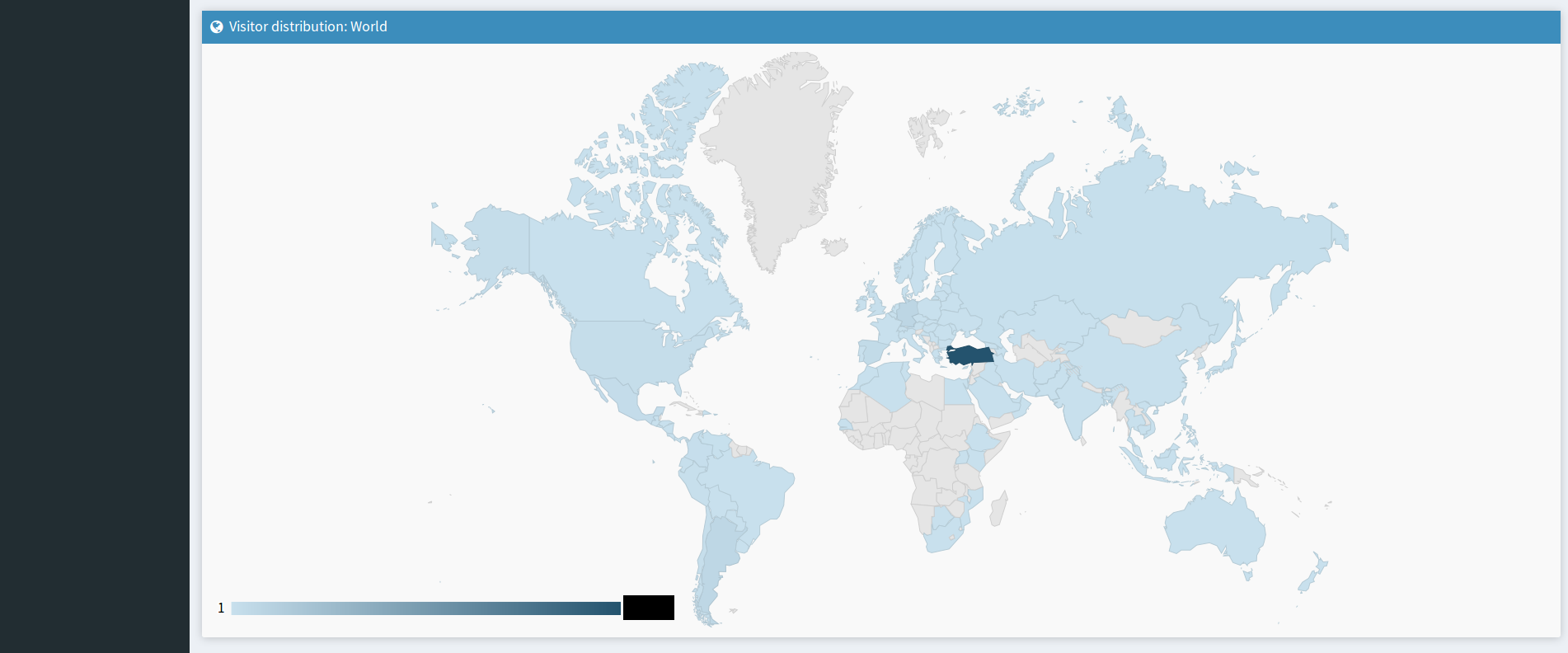 Admin dashboard worldmap