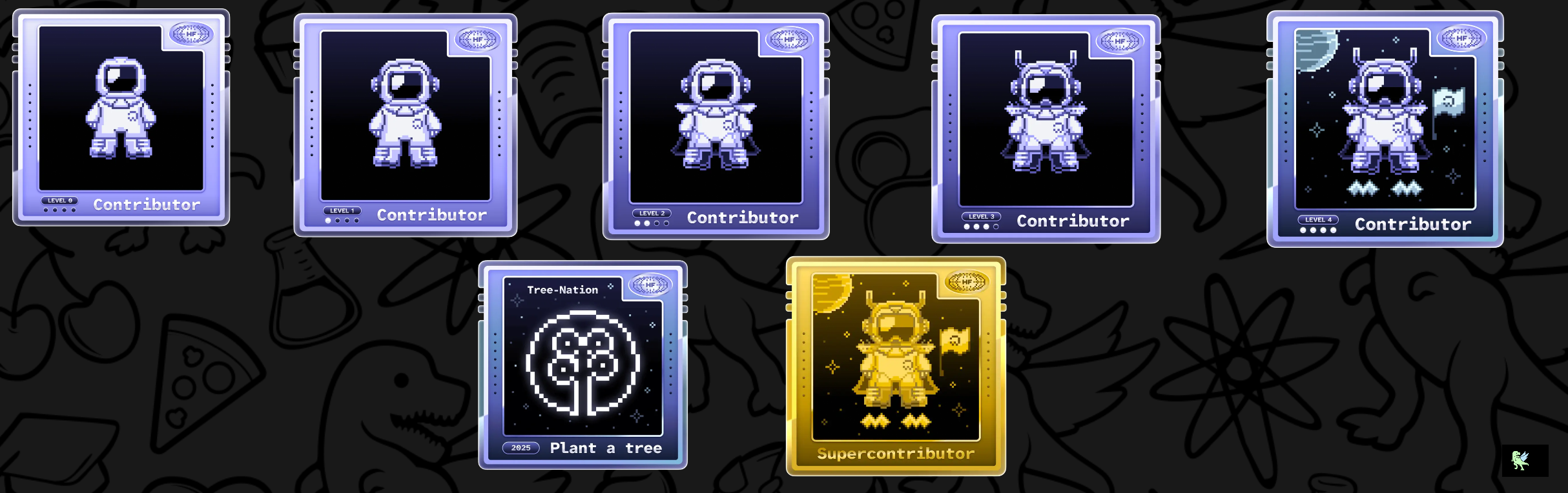 An image of @ghanshyamjha05's Holopin badges, which is a link to view their full Holopin profile