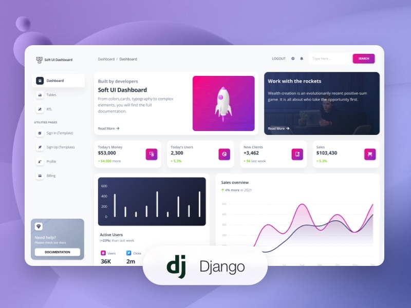 Django Soft UI Dashboard - Seed project generated by AppSeed.