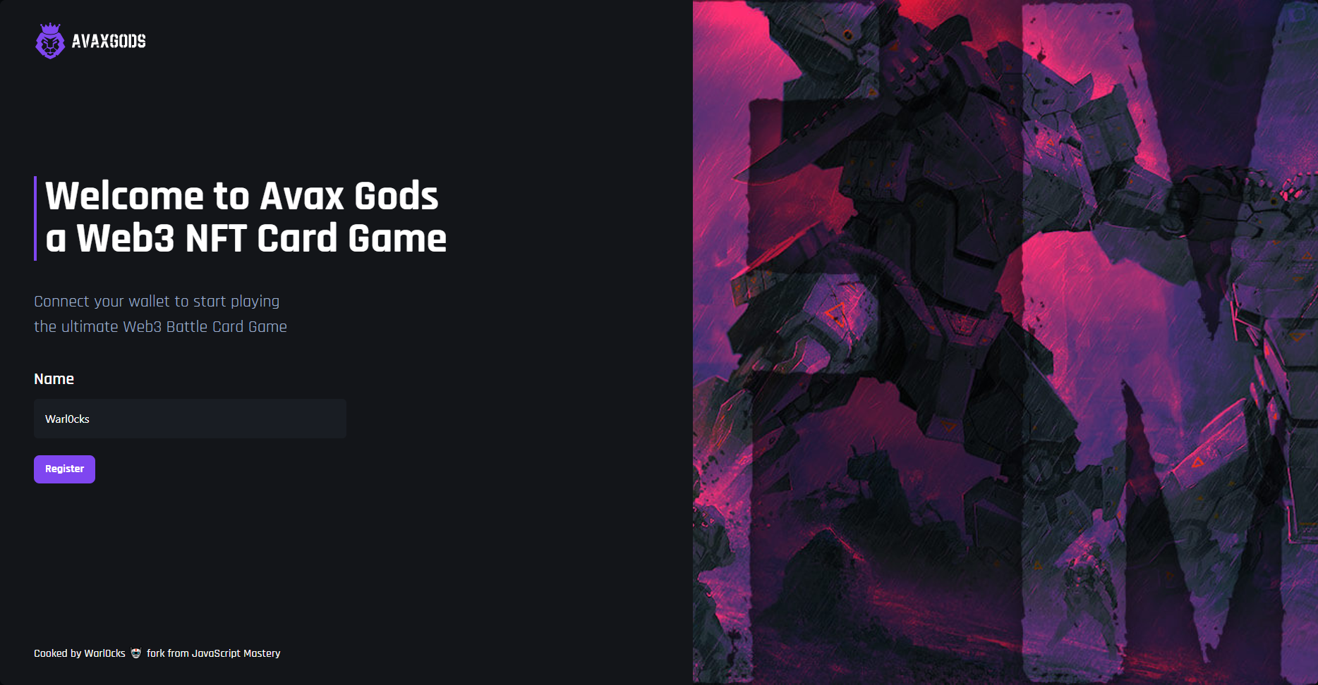 Web3 Multiplayer NFT Card Game