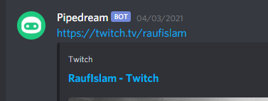 twitch in discord