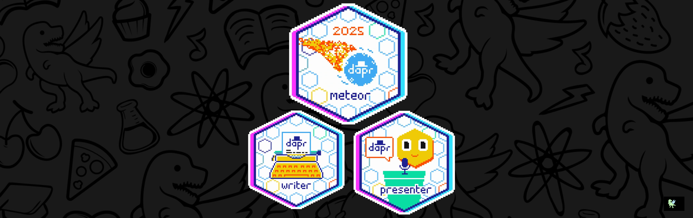 An image of @jmfloreszazo's Holopin badges, which is a link to view their full Holopin profile