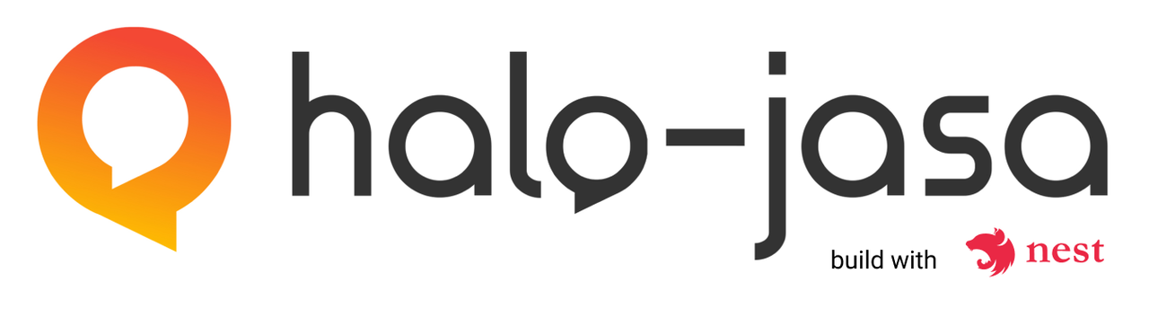 Halojasa Logo with Nestjs