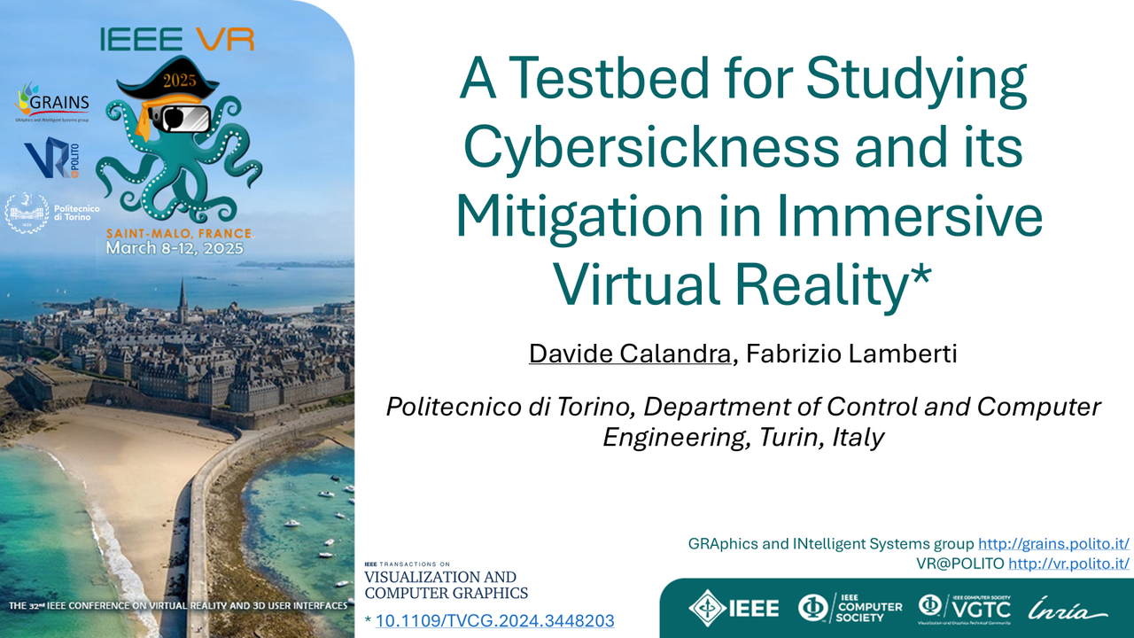 Presentation Video IEEE VR 2025