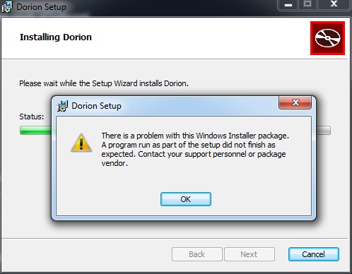 Dorion Windows 7 Installer