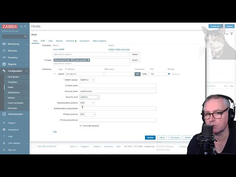 Configure an SNMPv3 Host in Zabbix 6 LTS