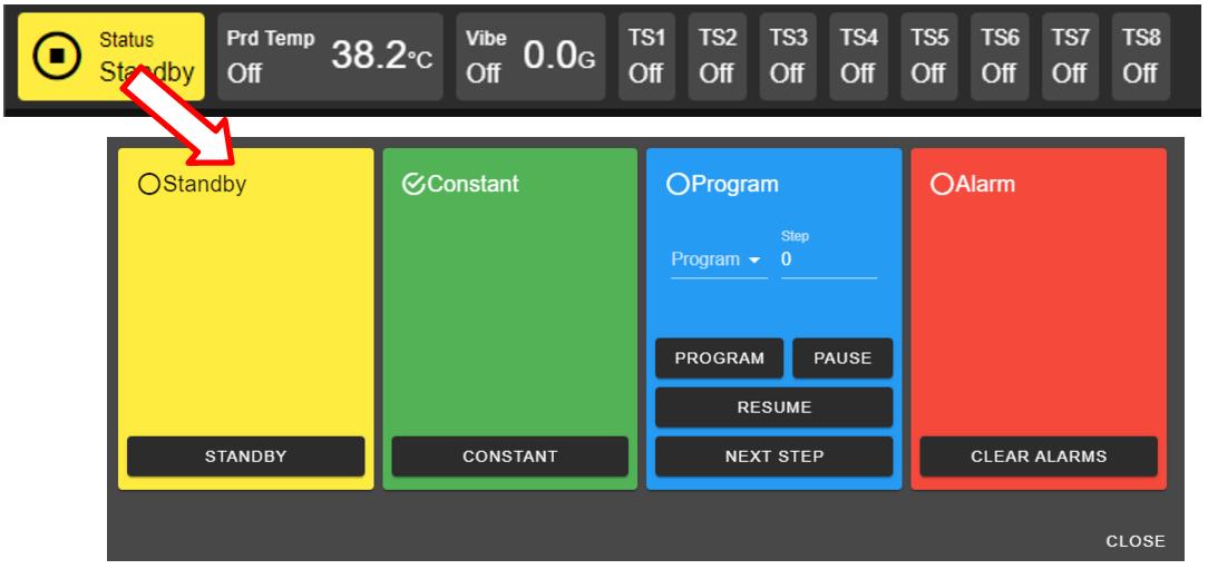 Constant mode setting