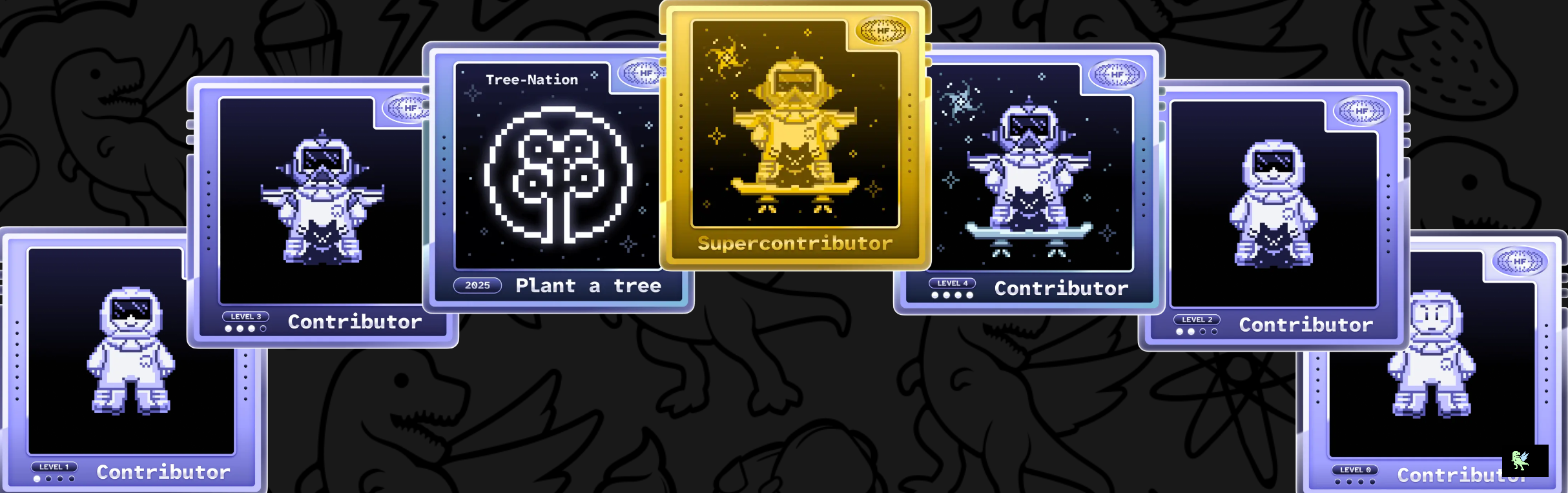 An image of @rajg07's Holopin badges, which is a link to view their full Holopin profile