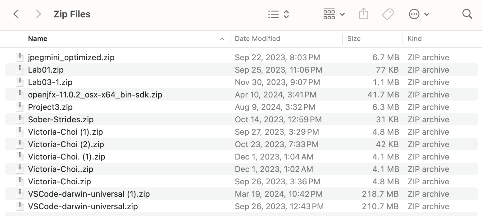 File Organization Steps