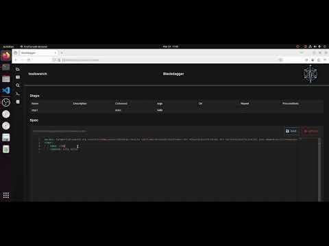 DAG Creation and Running in Blackdagger