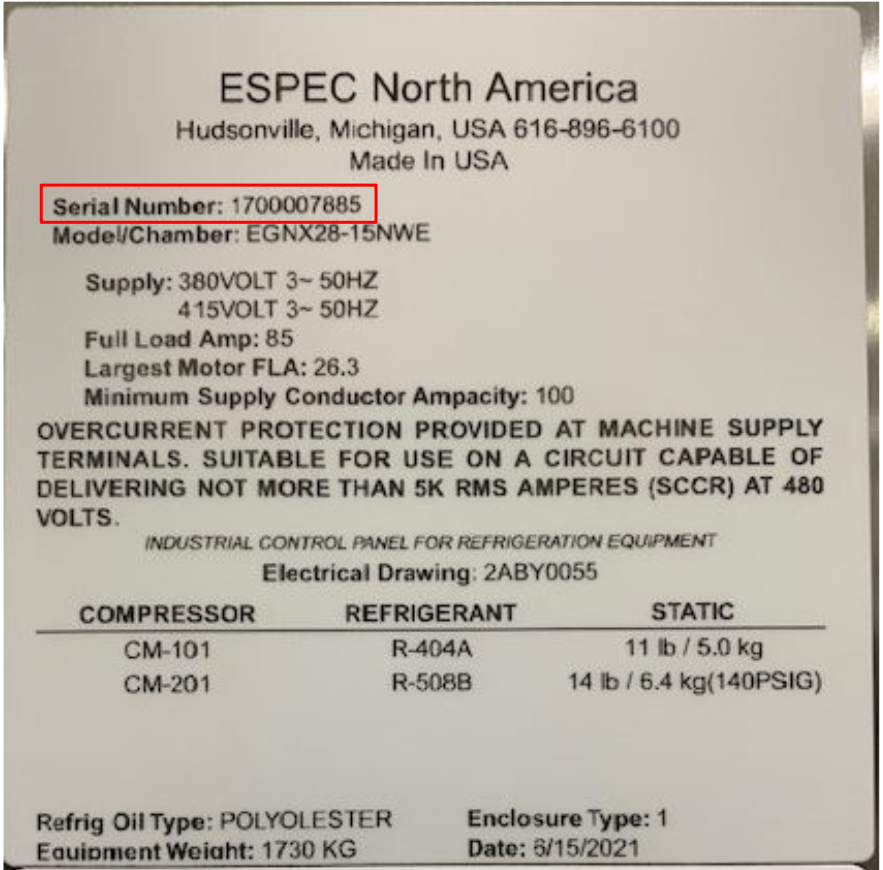 Example of Serial Tag