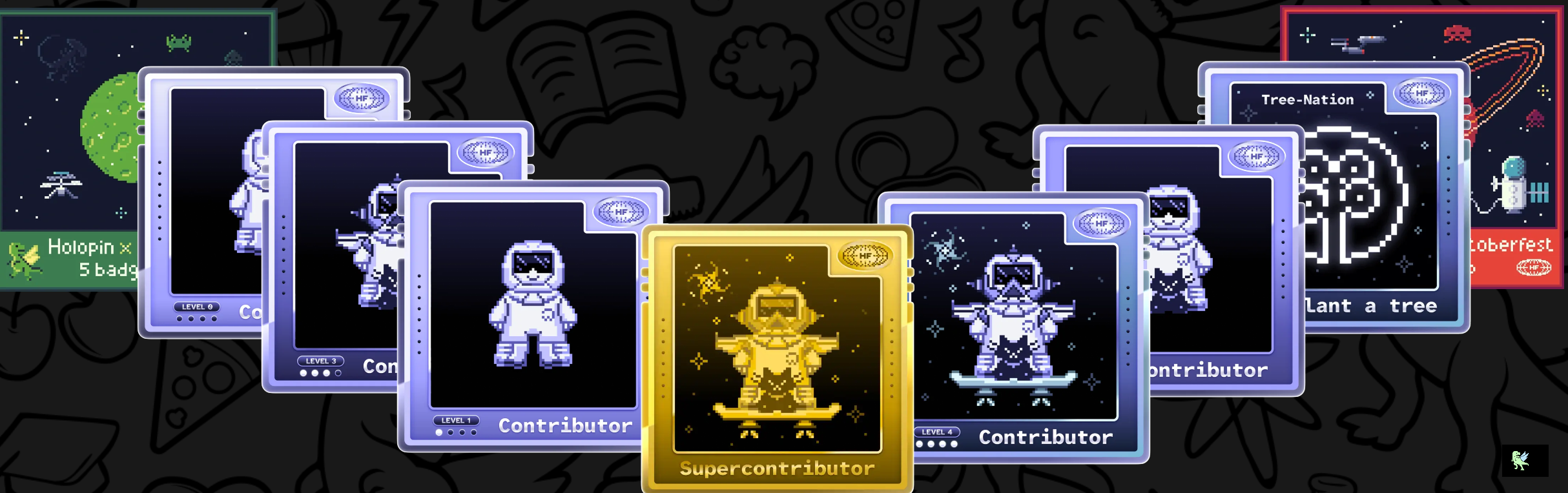 @dyhardx Holopin badges