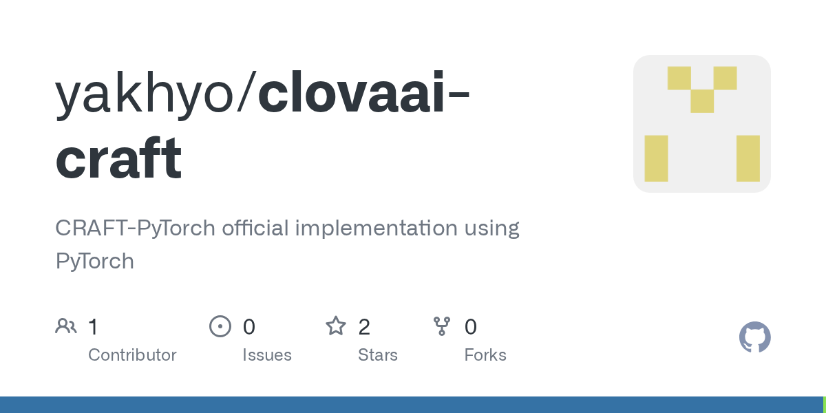ClovaAI CRAFT GitHub Preview