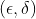 (\epsilon,\delta)