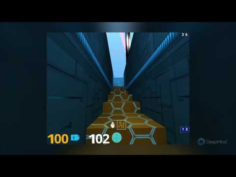 DeepMind Lab - Stairway to Melon Level