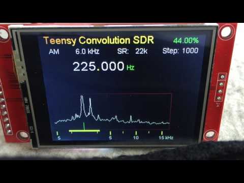 Teensy Convolution SDR video