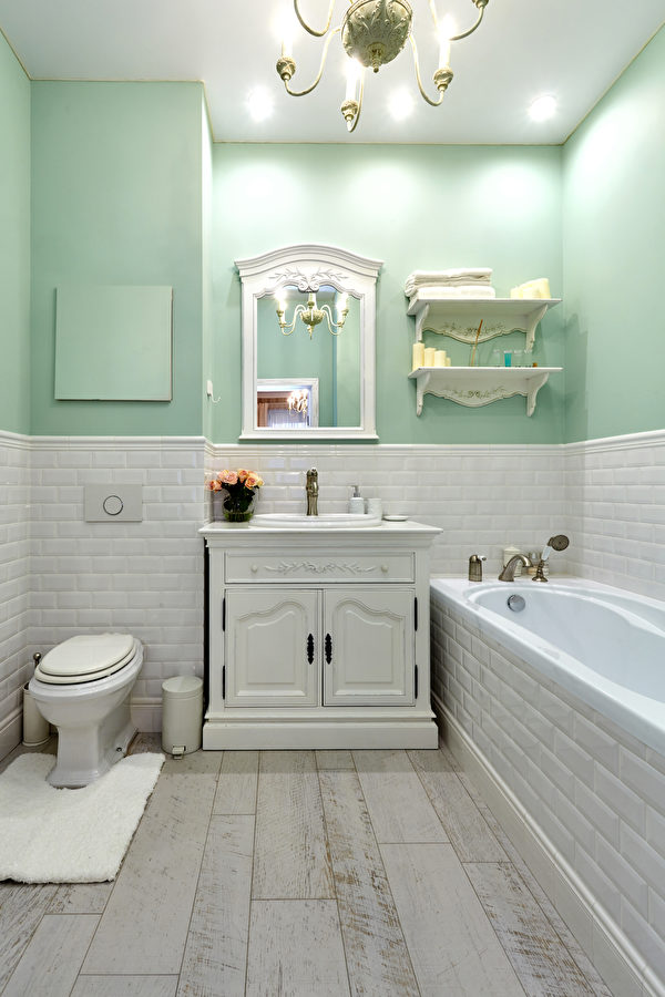 small bathroom colors