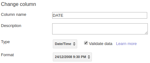 Date Column