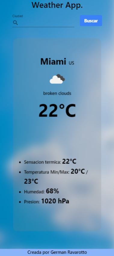 Proyecto WeatherApp