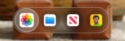 Three app navigation
