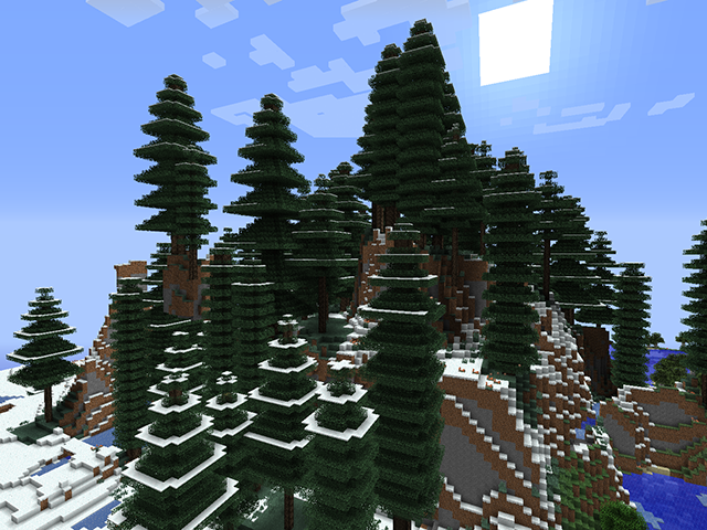 Snowy Rainforest biome