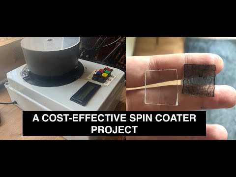 Cost-Effective Spin Coater Project