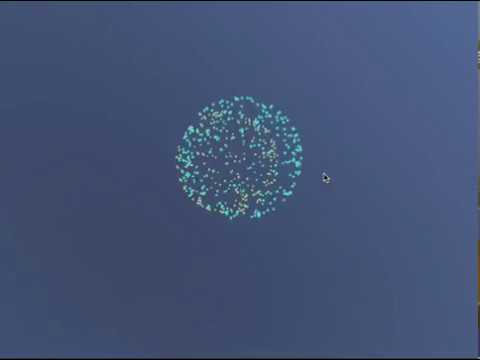 Unity Particles Example - Simple Fireworks