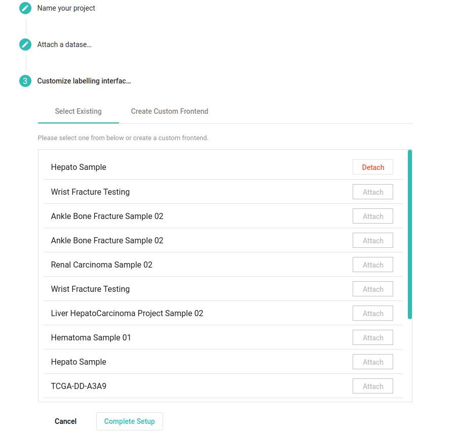 Project - Attach a Labeling Instruction