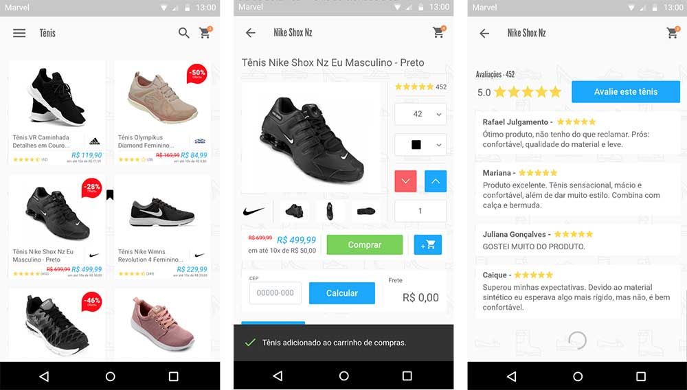 Android mobile-commerce