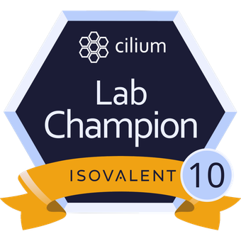 Isovalent Lab Champion (10 labs)