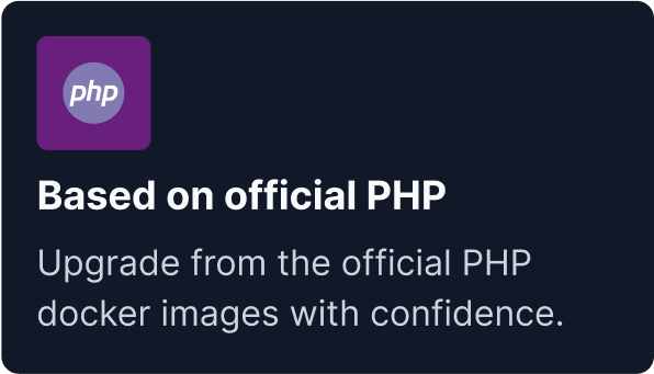 Base on Official PHP